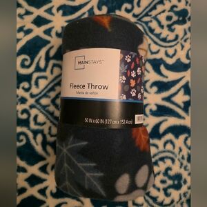 Mainstays Patterned Fleece Throw